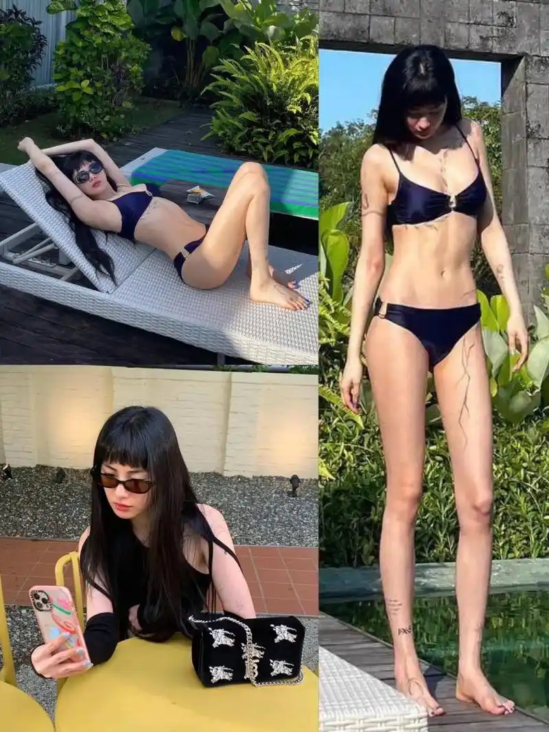 林珍娜近日生活照,纹了纹身的她更自信美丽.