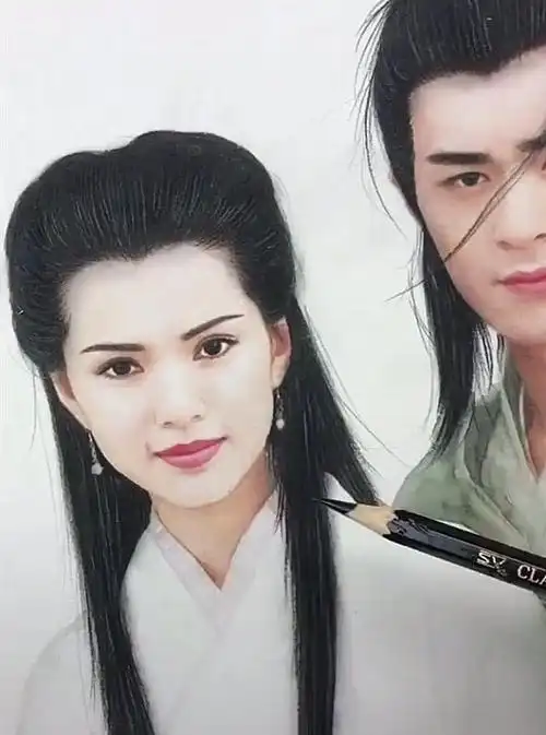 美院小哥画的神雕侠侣,不看杨过的发髻,还真有可能骗到