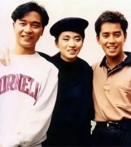 由左到右:张国荣,梅艳芳,谭咏麟