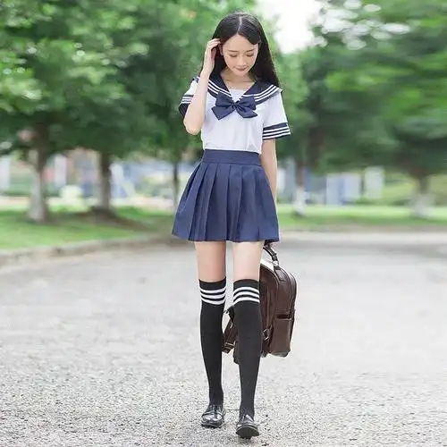 一折班服 高中生 校园风_学生校服套装学院风高中女学生校园jk制服