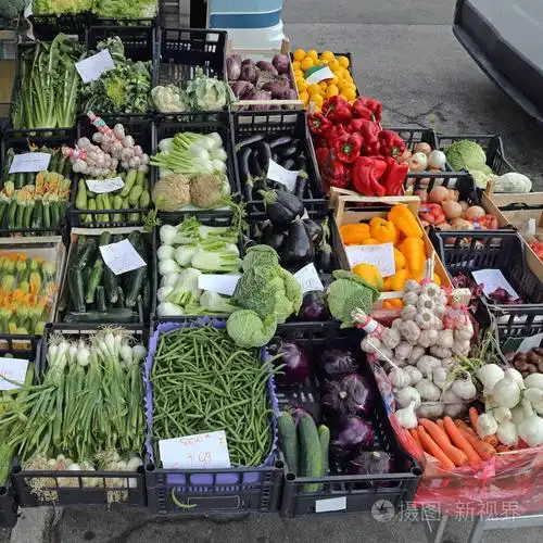 蔬菜市场摊位