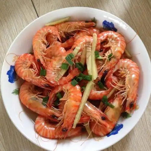 麦稀做的白灼基围虾