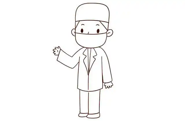 外科医生简笔画 简笔画图片大全-普车都