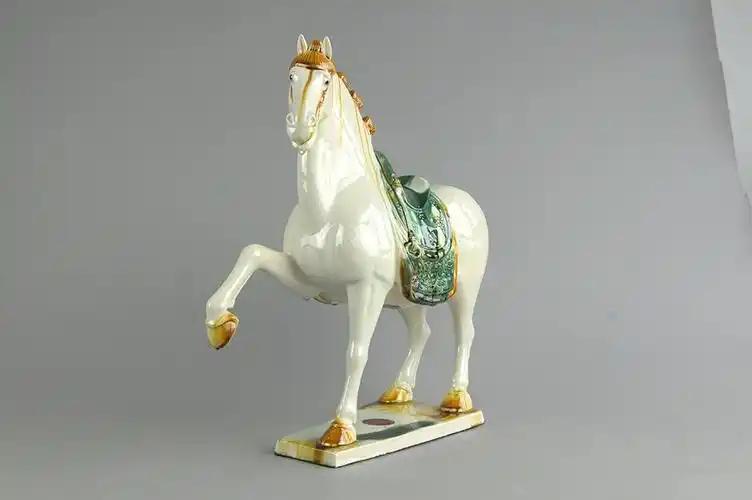 唐三彩陶瓷五花马 河南 国家级传承人高水旺