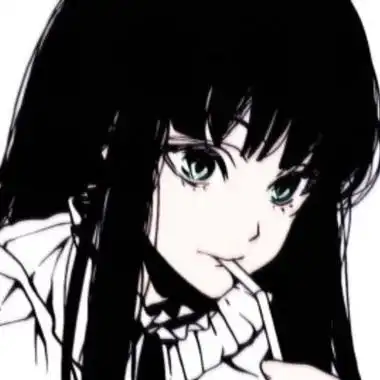 qq动漫头像黑白女生只有你被爱的时候才会幸福