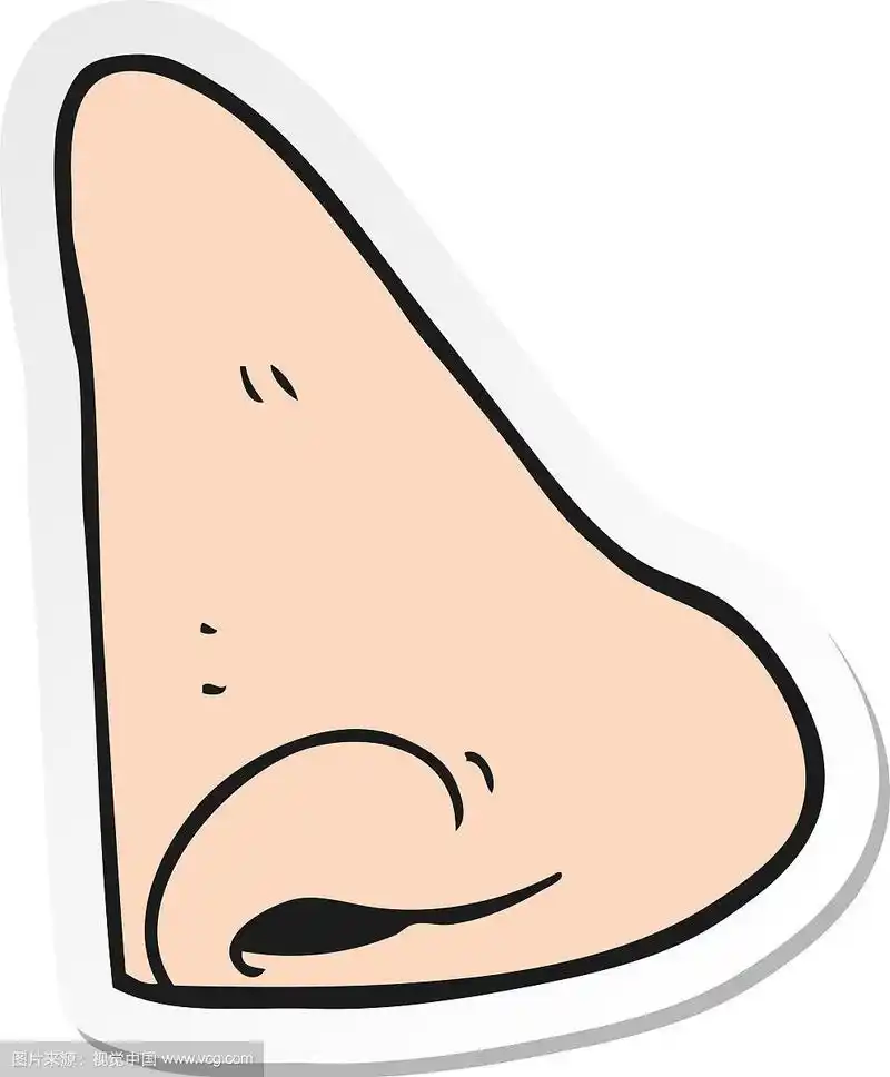 卡通人鼻子贴纸