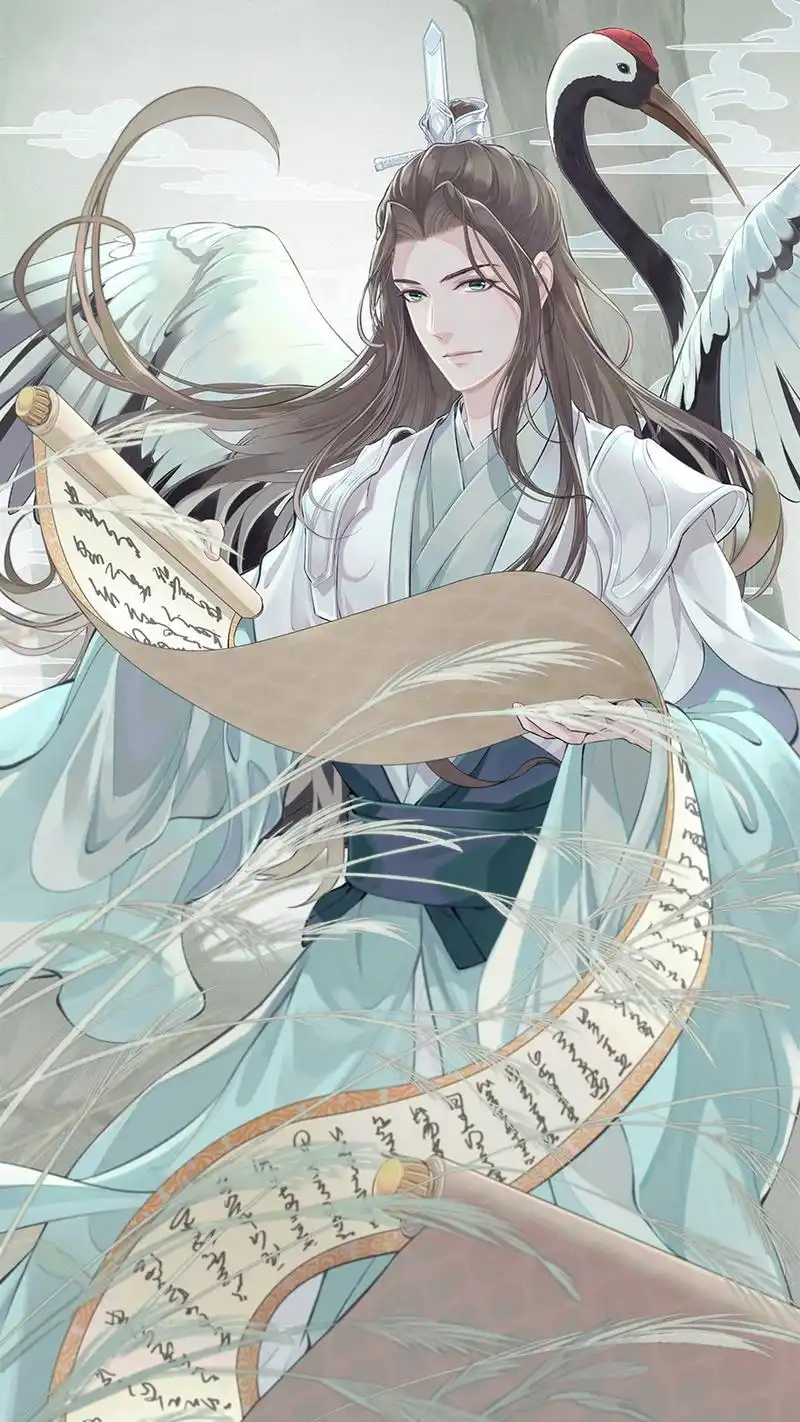 仙气古风少年插画,身躯凛凛,相貌堂堂