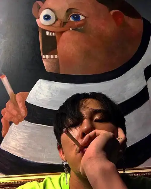 考古 权志龙与烟