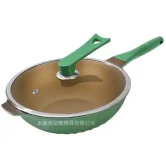 新款钛金不粘锅家用无涂层平底炒菜锅燃气灶电磁炉通用有钛金炒锅 32