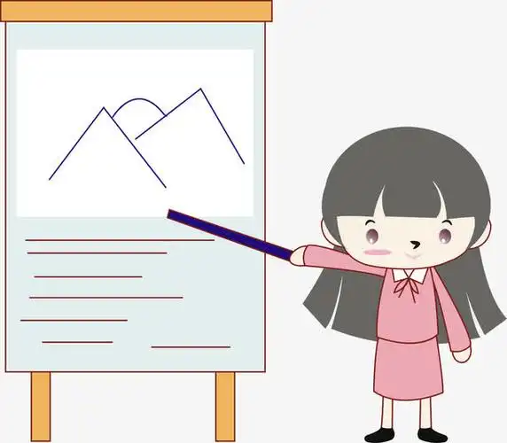 卡通萌娃女孩演讲