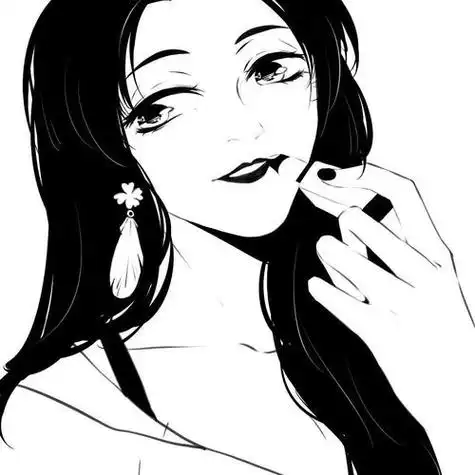 黑白手绘恶魔头像 手绘头像图片大全 -【爱个性】