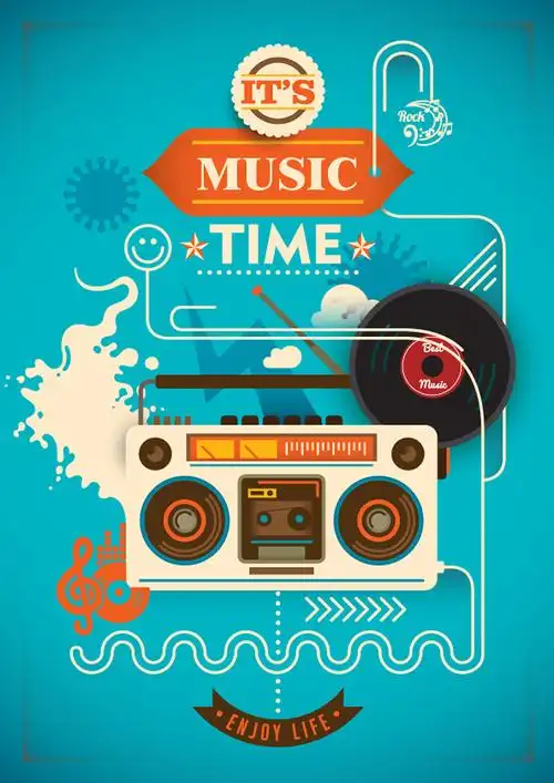 音乐时光music time|平面|海报|zyshu - 原创作品 - 站酷 (zcool)