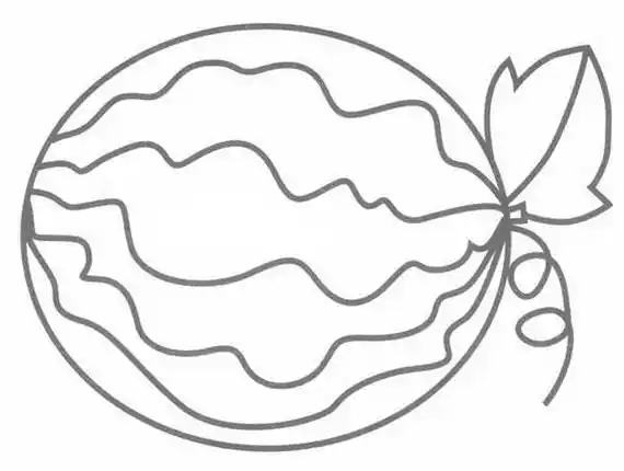 西瓜怎么画简笔画 切开的西瓜怎么画简笔画