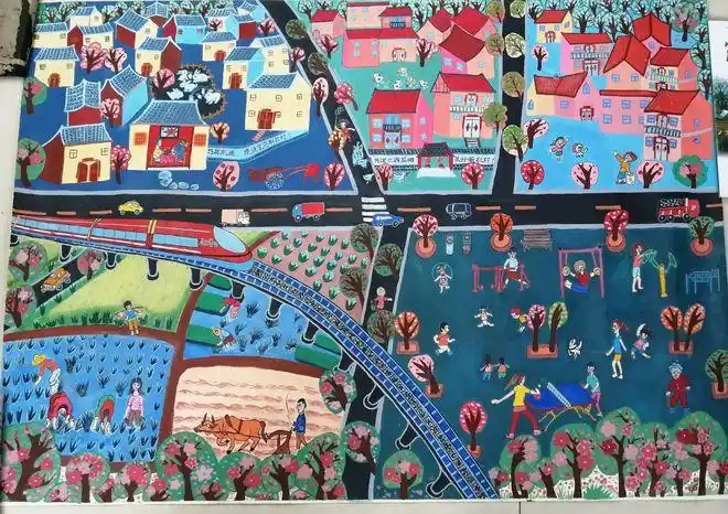 用简阳农民画好乡村振兴新场景