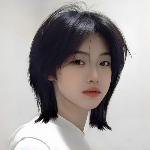 汇智灵狼尾假发男女日系武士头长发韩版帅气网红同款鲻鱼头全头套