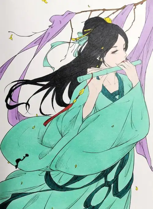 思美人61醉花颜涂色第十三副