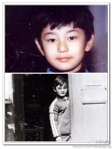 黄晓明童年照曝光