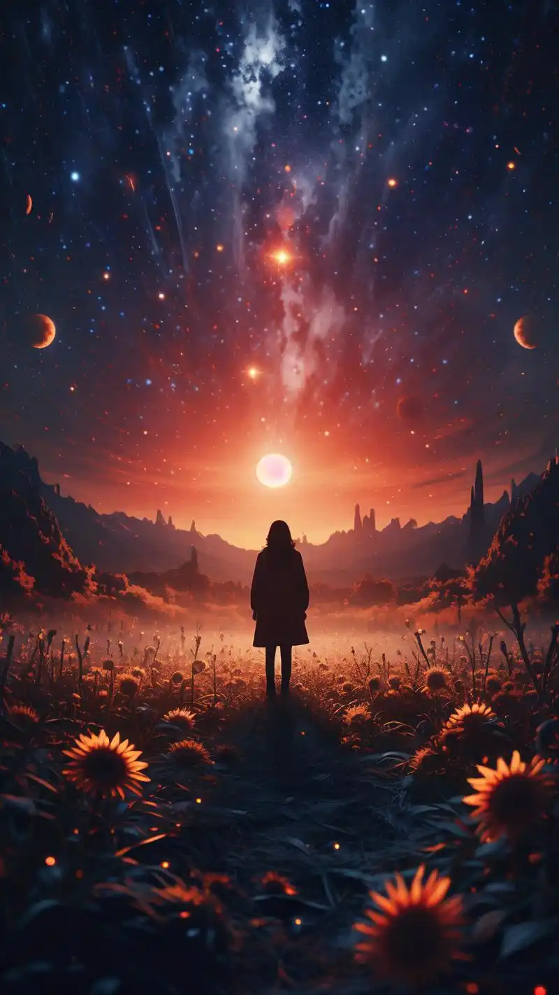 90孤独星空,夜晚的伤感壁纸92