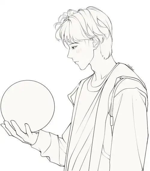 刘耀文  #画画  #时代少年团刘耀文  #头像分享  #luffypig团练