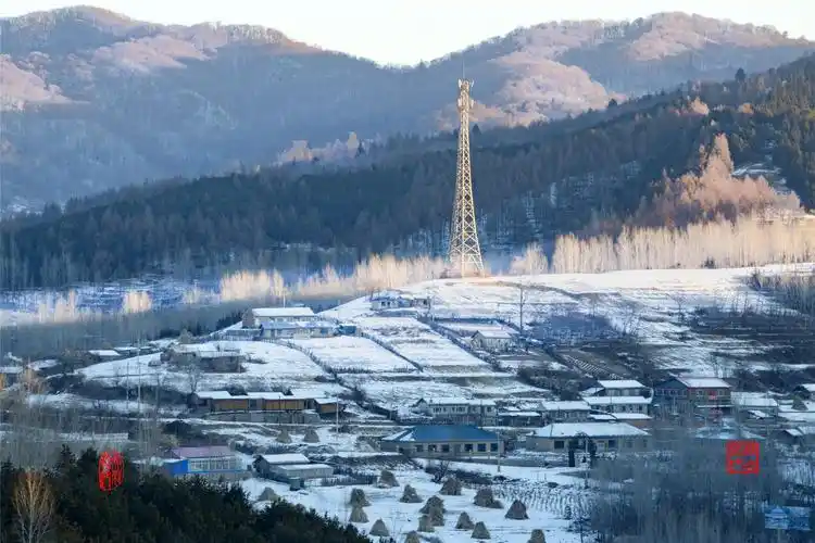 吉林省桦甸市影壁峰冬景