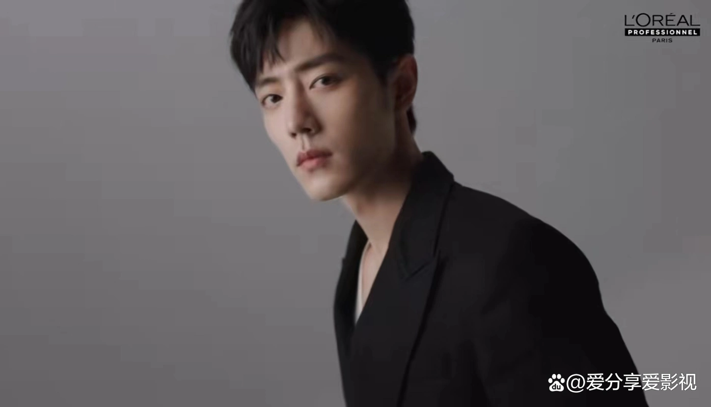 肖战代言欧莱雅pro!黑色西装满屏高级感,谁的心又跳动了?
