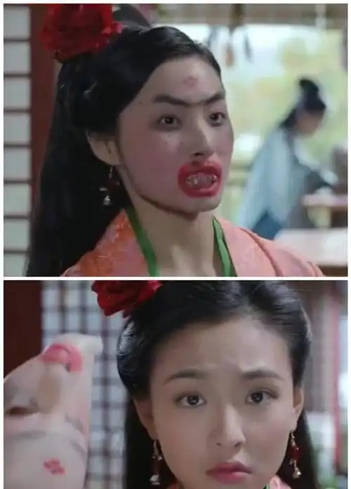 女星扮丑有多狠虞书欣a级赵丽颖s级看到吴倩这是换头吧