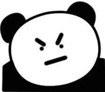 熊猫头无字表情包图片
