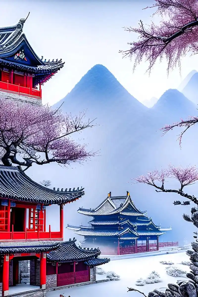 ai绘画 #壁纸 #刺绣图纸 #插画 #中国风  - 抖音