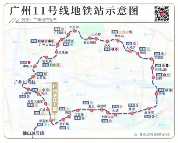 就有不少荔湾居民就反映过:而鹤洞东地铁站,作为广州地铁11号线,佛山