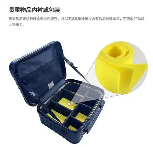 内衬置入acf材料的行李箱和背包航空箱保护贵重物品更安全