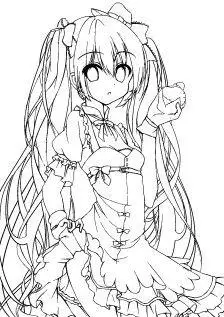 初音家族动漫简笔画简笔画动漫少女初音动漫| 初音未来简笔画初音的简