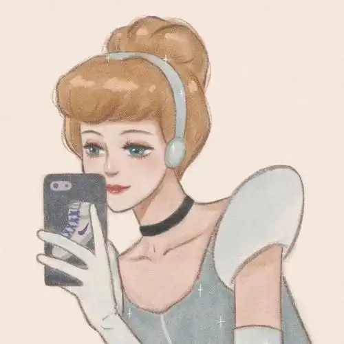 迪士尼公主手机自拍个性头像