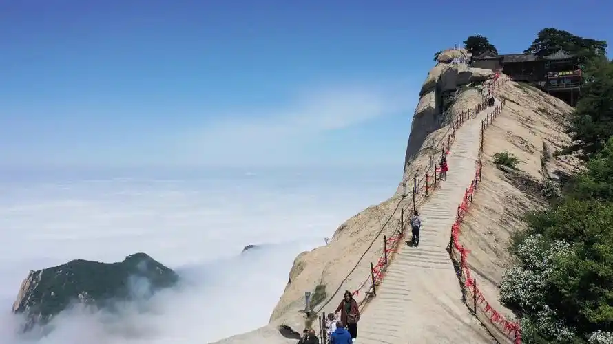 华山风景风雨过后不只有还有78