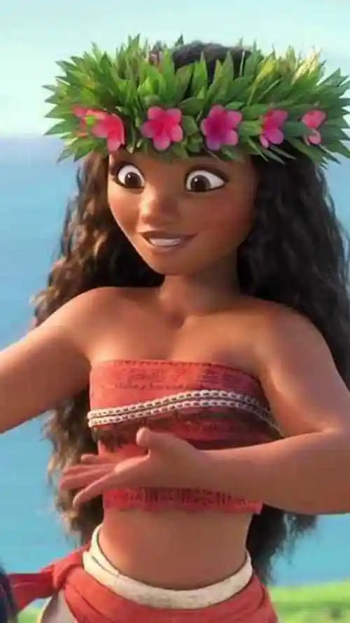 勇敢的甩发黑妹不接受反驳海洋奇缘莫阿娜公主