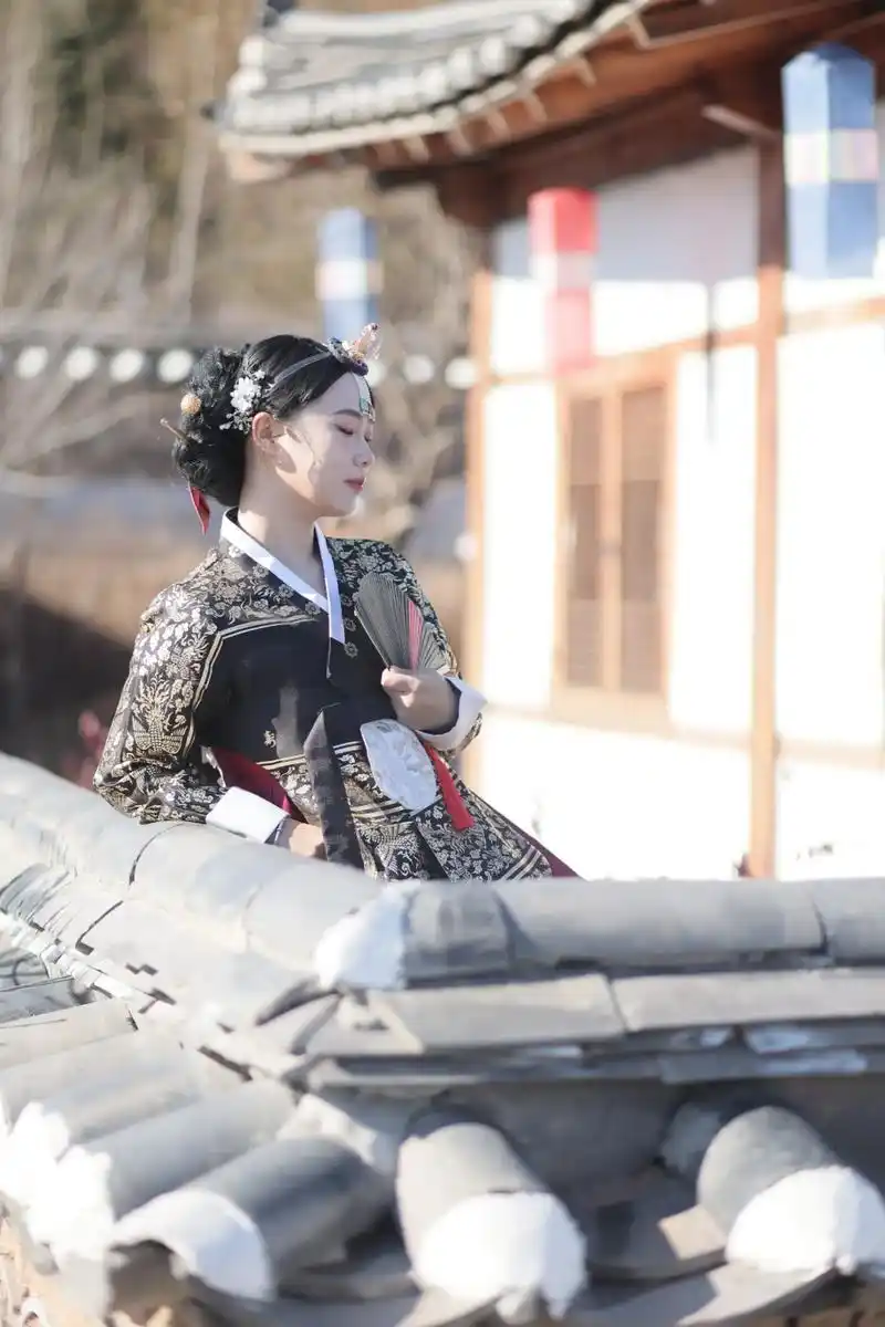 超强宫廷风.活到大结局的朝鲜族王后📽#民族服饰 #延吉 #