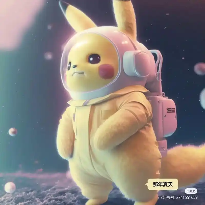 皮卡丘太空头像 - 抖音