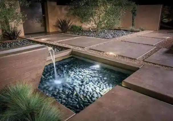 精选80款好看的庭院小水景