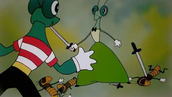 黑猫警长:螳螂女和丈夫感情很好,就是因为这样,才会吃了丈夫-动漫视频