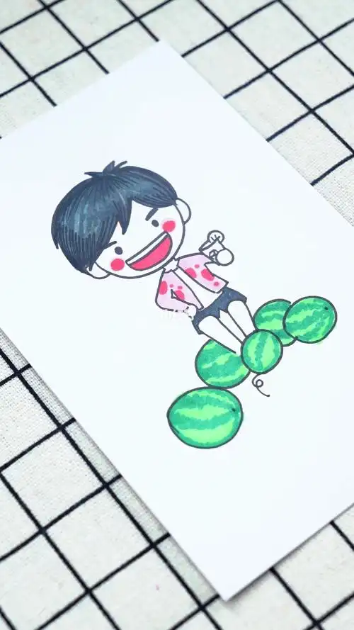 周杰伦简笔画教程00