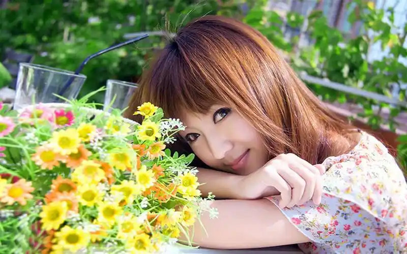 青春靓丽女孩,高清壁纸图片,非主流女生-回车桌面