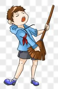 扫把二维素材图片