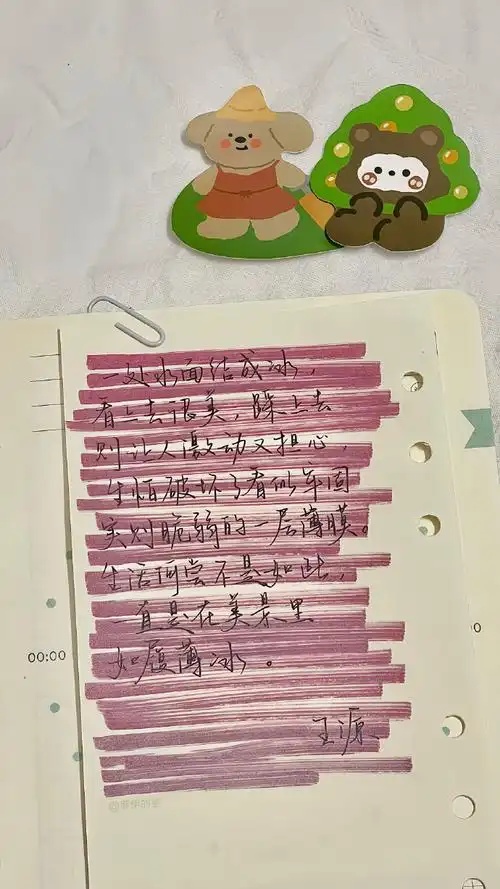 王源超话#王源 好漂亮的一段话#手写 9973152024 请拒绝焦虑