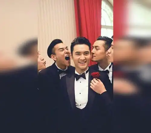 史上最帅伴郎团,胡歌,彭于晏,马天宇,刘浩然,百看不厌!