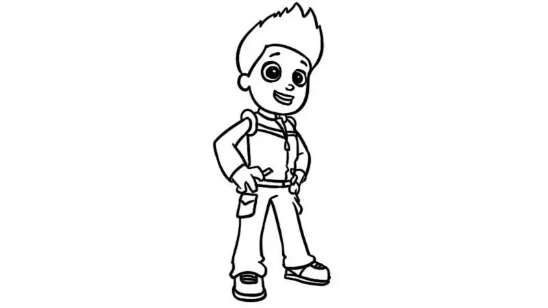 莱德队长简笔画