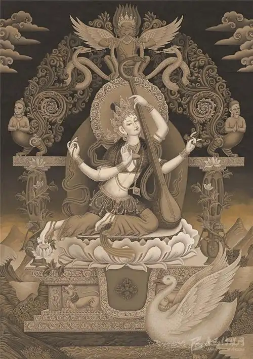 《妙音天女》素唐.