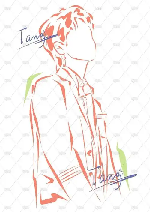 画画  #线稿  #黄明昊客单9215all