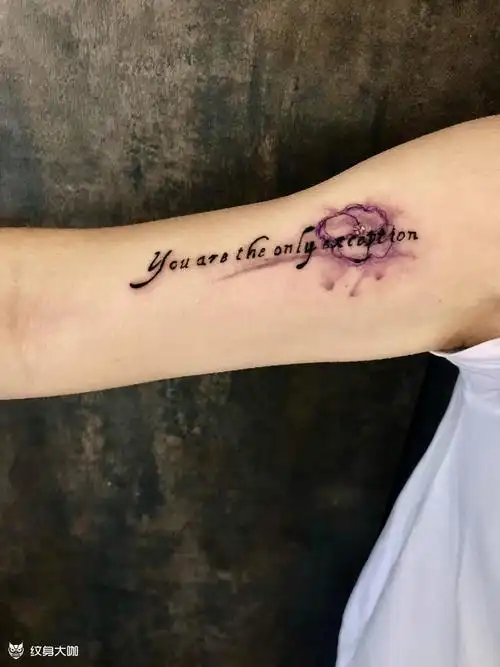 英文和小设计_纹身图案手稿图片_宣淇的纹身作品集