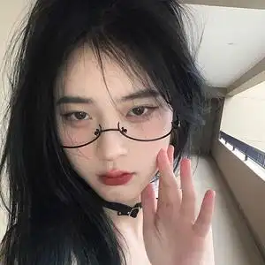 网红下半框眼镜女装饰镜架无镜片眼睛御姐纯欲凹造型近视眼镜框男