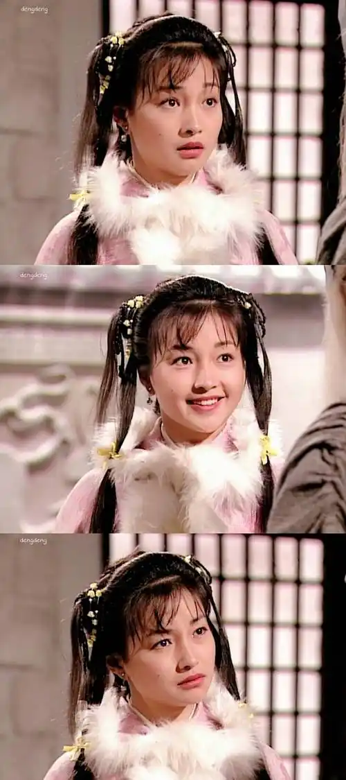 当年的郭襄李绮红简直就是甜美公主,颜值好像baby巅峰期_灵气_杨过摘