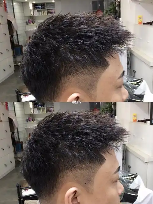 男士发型设计,锡纸烫